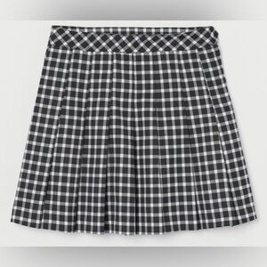 🌟HP🌟 ACADEMIA ANIME Plaid H & M Miniskirt Pleated School Girl Sz18 Cosplay